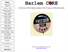 Tablet Screenshot of harlemcore.com